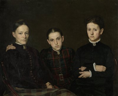 Portrait of Cornelia, Clara and Johanna Veth by Jan Pieter Veth